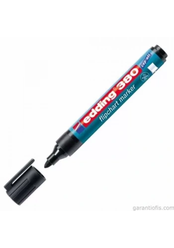 Edding 380 Yuvarlak Uçlu Siyah Flipchart Kalemi