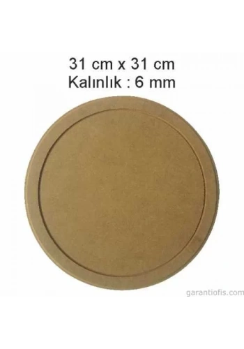 Hobi-Art L 275 Dekoratif Daire Şeklinde Ahşap Supla