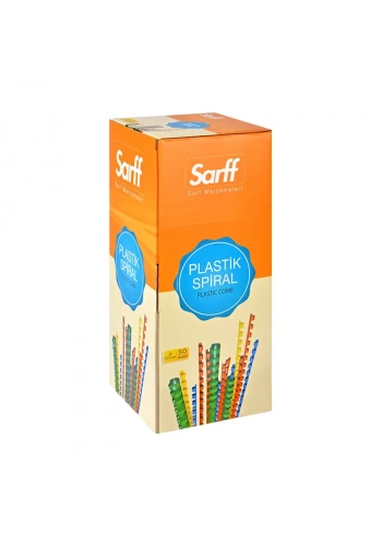 SARFF PLASTİK SPİRAL 22mm BEYAZ 50Lİ (15312056)