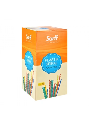 SARFF PLASTİK SPİRAL 28mm BEYAZ 50Lİ (15312066)