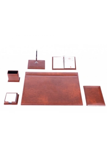 Gülpaş 286 Kahverengi Lüks Sümen Takımı (7 Parça)