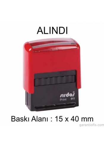 Sırdaş Otomatik ALINDI Yazılı Kaşe
