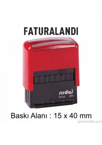 Sırdaş Otomatik FATURALANDI Yazılı Kaşe