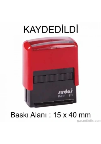 Sırdaş Otomatik Kaydedildi Yazılı Kaşe