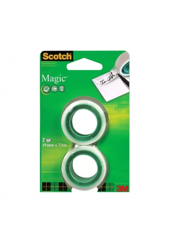 SCOTCH 8-1975R2 MAGİC BANT 19mmx7.5m 2Lİ