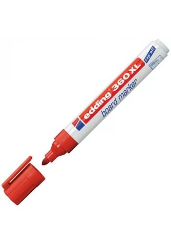 Edding 360XL Kırmızı Tahta Kalemi Doldurulabilir