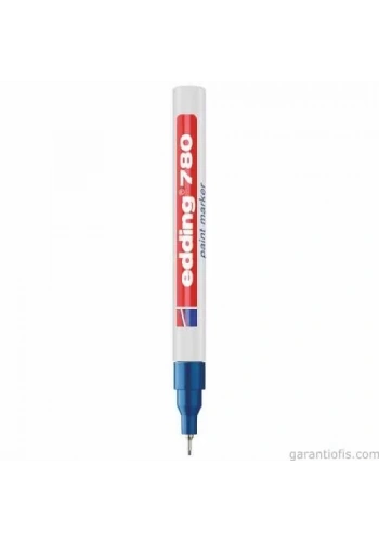 Edding 780 Tam Örtücü Mavi Boya Kalemi (Paint Marker)