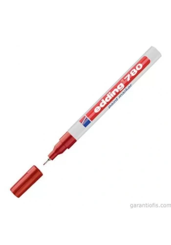 Edding 780 Tam Örtücü Kırmızı Boya Kalemi (Paint Marker)