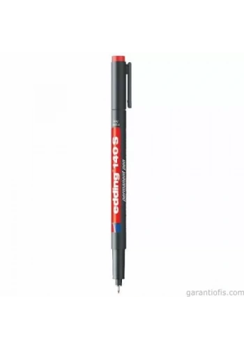 Edding 140S Kırmızı Permanent Asetat Kalemi