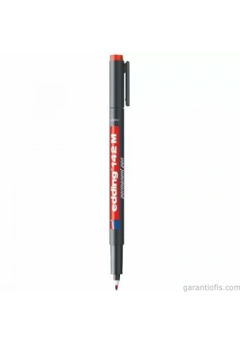 Edding 142M Kırmızı Permanent Asetat Kalemi