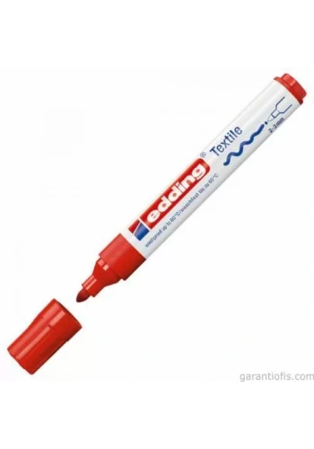 Edding 4500 Kırmızı Kumaş Boyama Kalemi (Tişört/Tekstil Marker)