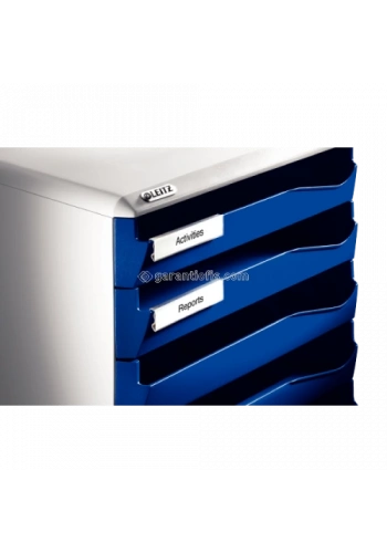 Leitz 5281 Mavi 10 Çekmeceli Evrak Rafı