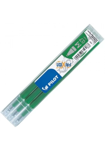 Pilot Frixion Kalemlere Uyumlu Yeşil Refil Uçan Kalem (0,7 mm - 3 lü Paket)