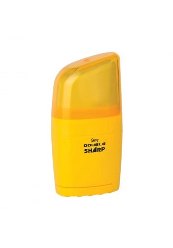 SERVE DOUBLE SHARP SİLGİLİ KALEMTRAŞ SARI
