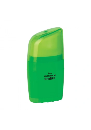 SERVE DOUBLE SHARP SİLGİLİ KALEMTRAŞ YEŞİL