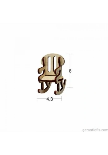 Hobi-Art MN 07 Ham Ahşap Minyatür Obje