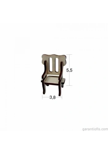 Hobi-Art MN 05 Ham Ahşap Minyatür Obje