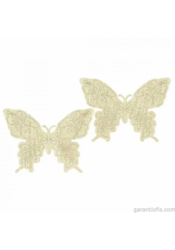 Hobi-Art KD 264 Kelebek Figürlü Mini Ahşap Obje