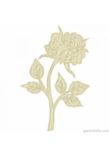 Hobi-Art KD 270 Gül Figürlü Mini Ahşap Obje