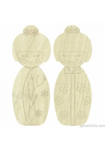 Hobi-Art KD 273 İnsan Figürlü Mini Ahşap Obje