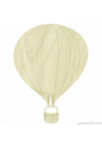 Hobi-Art KD 275 Uçan Balon Figürlü Mini Ahşap Obje