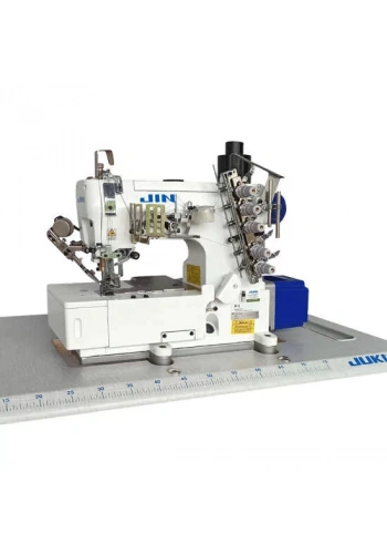 Jin F1F-U356/SN Direct Drive, Karyokalı Manyetik İplik Kesmeli ve Ayak Kaldırmalı Elektronik Düz Yataklı Reçme Makinası