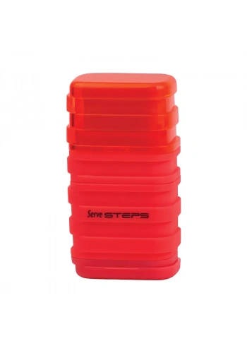 SERVE STEPS SİLGİLİ KALEMTRAŞ KIRMIZI