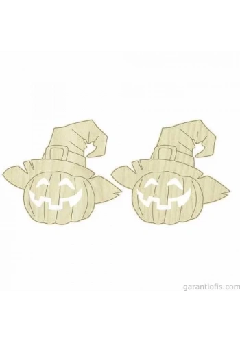 Hobi-Art KD 289 Balkabağı Figürlü Mini Ahşap Obje