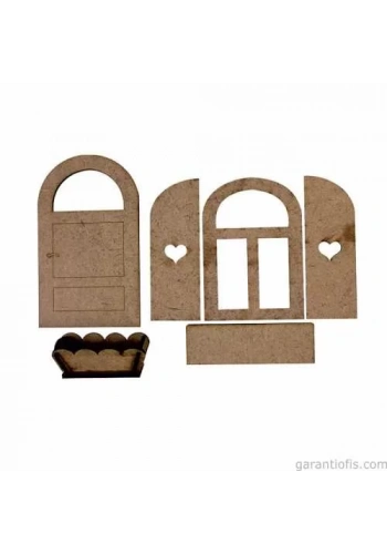 Hobi-Art L 246 Ham Ahşap Mini Objeler