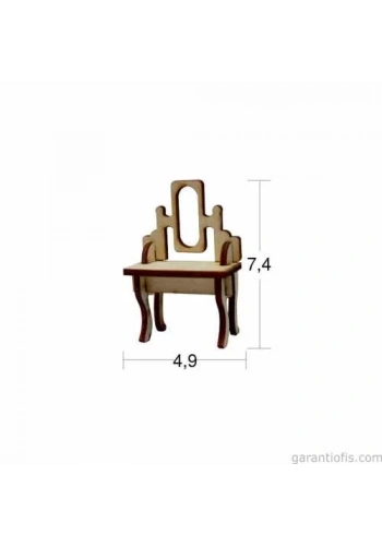 Hobi-Art MN 17 Ham Ahşap Minyatür Obje