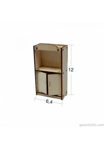 Hobi-Art MN 22 Ham Ahşap Minyatür Obje