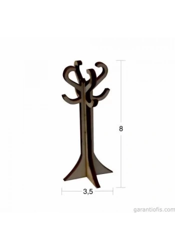 Hobi-Art MN 24 Ham Ahşap Minyatür Obje