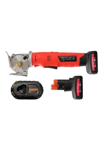 Kingstar DC-70 Şarjlı Yuvarlak Gazlı Bez Kesim Makinası (2 Bataryalı- 2x4Ah)