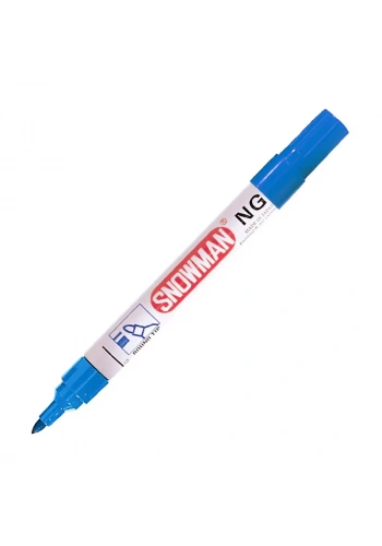 SNOWMAN NG-12 PERMANENT MARKÖR KOLİ KALEMİ YUVARLAK UÇ MAVİ