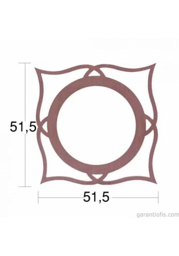 Hobi-Art AY 120 Boyanabilir Ahşap Ayna Çerçevesi