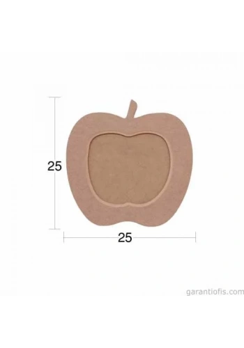 Hobi-Art ÇER 146 Dekoratif Elma Tasarımlı Ahşap Resim Çerçevesi