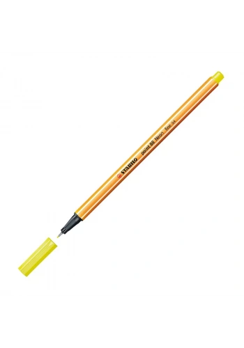 STABİLO 88 POİNT FİNELİNER KEÇE UÇLU KALEM 0.4mm 024 FLORESAN SARI