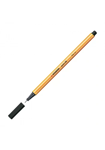 STABİLO 88 POİNT FİNELİNER KEÇE UÇLU KALEM 0.4mm 46 SİYAH