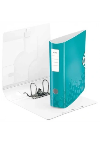 Leitz 1106 Active WOW Parlak Metalik Buz Mavisi Lüks Geniş Klasör
