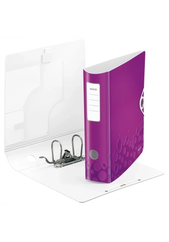 Leitz 1106 Active WOW Mor Lastikli Geniş Klasör