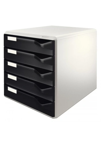 Leitz 5280 Gri / Siyah 5 Çekmeceli Evrak Rafı