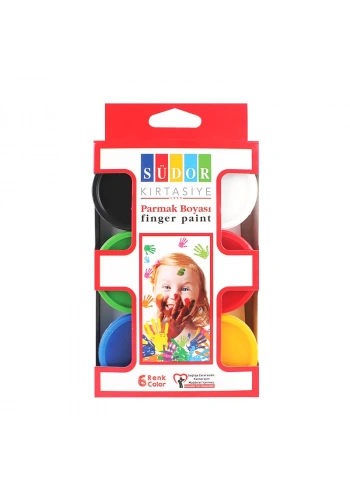 SÜDOR SD822 PARMAK BOYASI 6 RENKx30ml