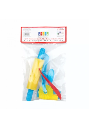 SÜDOR SO16 OYUN HAMURU KALIBI OKLAVA-BIÇAK SET