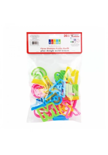 SÜDOR SO18 OYUN HAMURU KALIBI HARFLİ 26LI SET