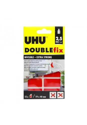 UHU DOUBLEFİX ŞEFFAF MONTAJ BANDI 19mmx40m (45515)