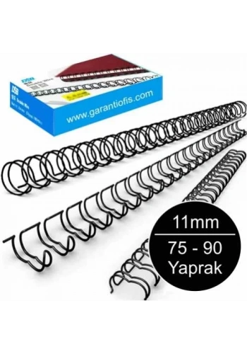 Sarff JBI 11mm Karo Tel Spiral 75-90 Yaprak Kapasiteli (50 li Kutu)