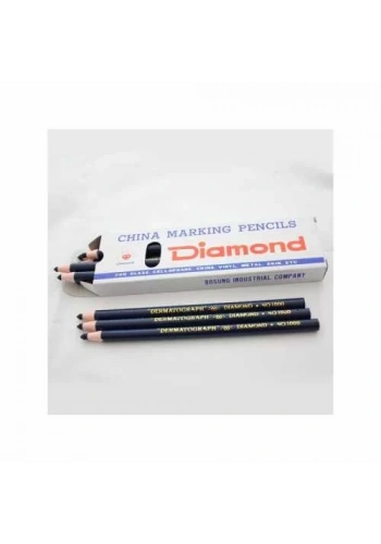 Diamond İpli Mavi Asetat İşaretleme Kalemi (12 li Paket)