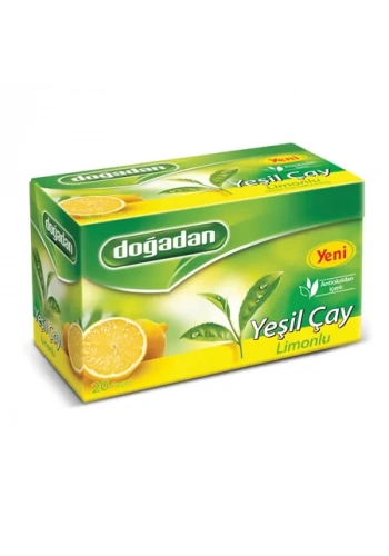 Doğadan Yeşil Çay Limonlu (20 li Paket)