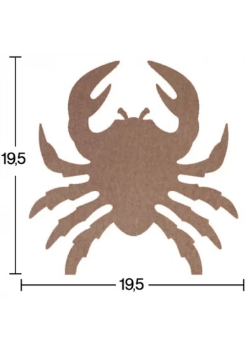 Hobi-Art H 51 Ayakta Durabilen Ahşap Yengeç (18 mm Kalınlık)