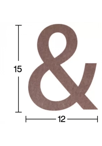 Hobi-Art H 43 Ayakta Durabilen Ahşap & Simgesi (18 mm Kalınlık)